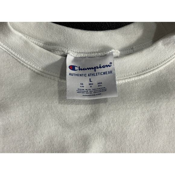 Champion Texas A&M Aggies Crewneck Sweatshirt White Size L College Spirit - Picture 15 of 15